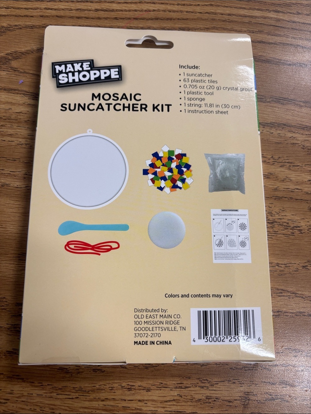Mosaic Suncatcher Kit - Multicolor - Picture 2 of 2